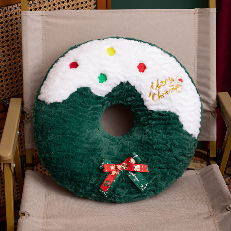 Christmas Gingerbread Man Plush Cushion Pillow