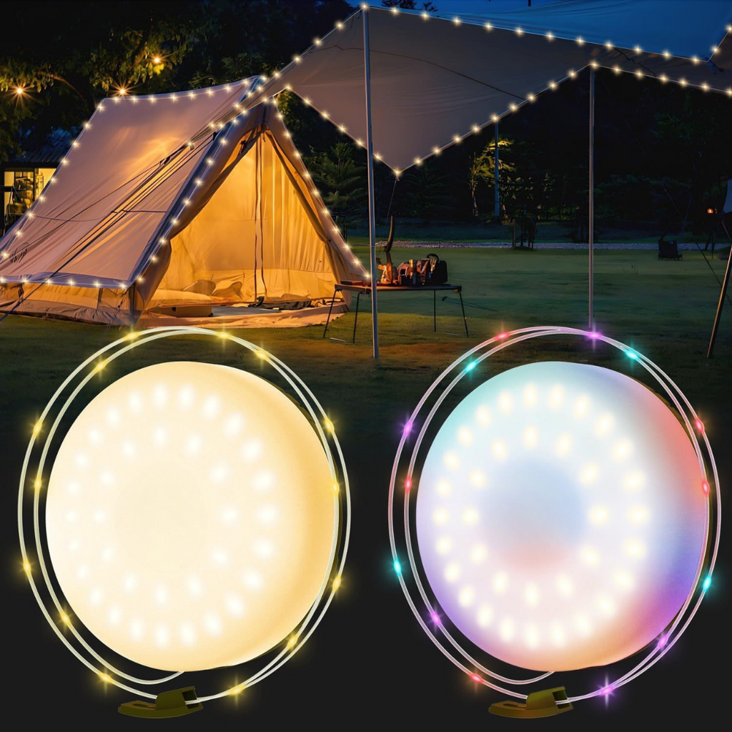 Christmas String Lights Outdoor USB Rechargeable