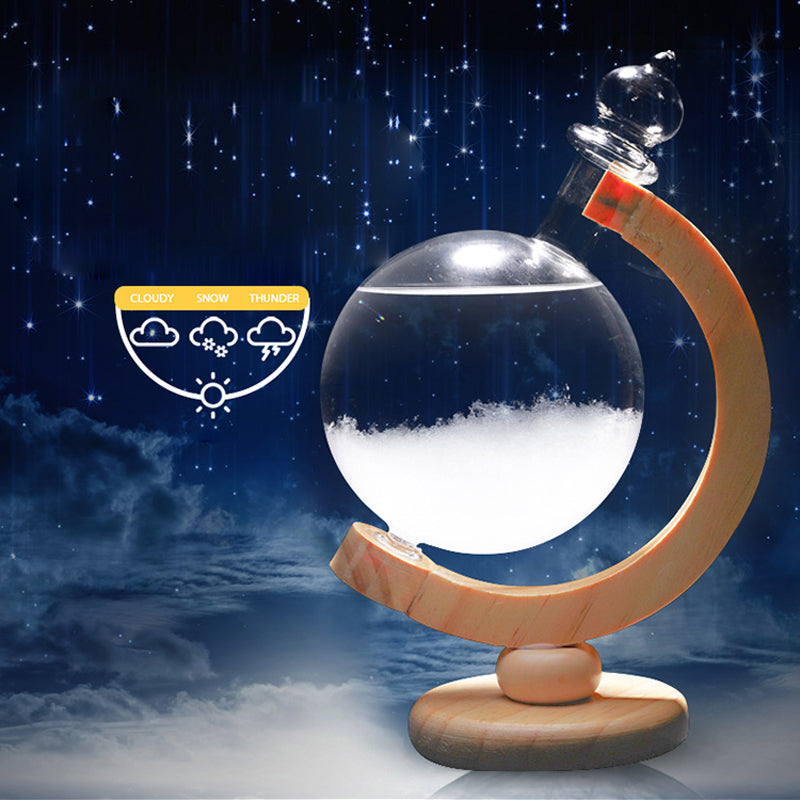 Crystal Earth Weather Bottle Decoration