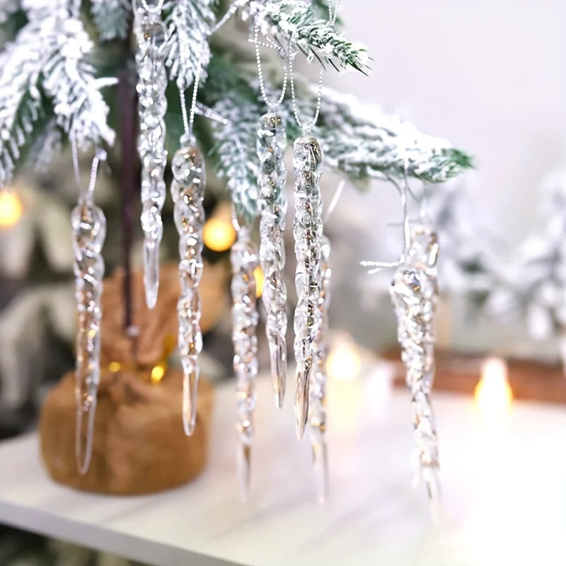 WinterGlans | Premium Crystal Clear Christmas Decorations Set