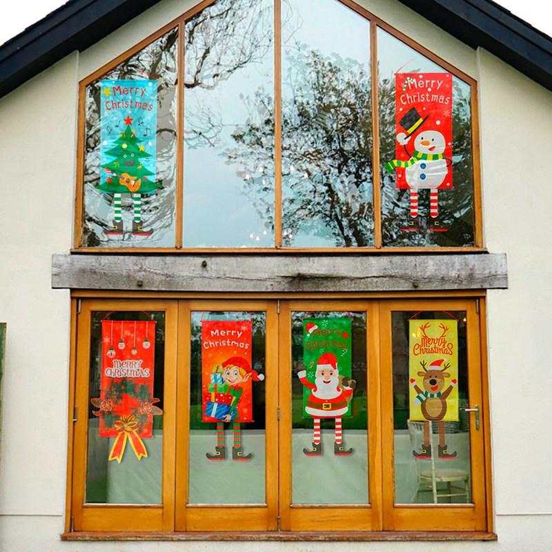 Merry Christmas Door Banner Hanging Ornament