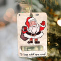 Rustic Wooden Christmas Decoration Card Holder for Money Gifts – Sustainable and Reusable, Perfect for Christmas Decorations
