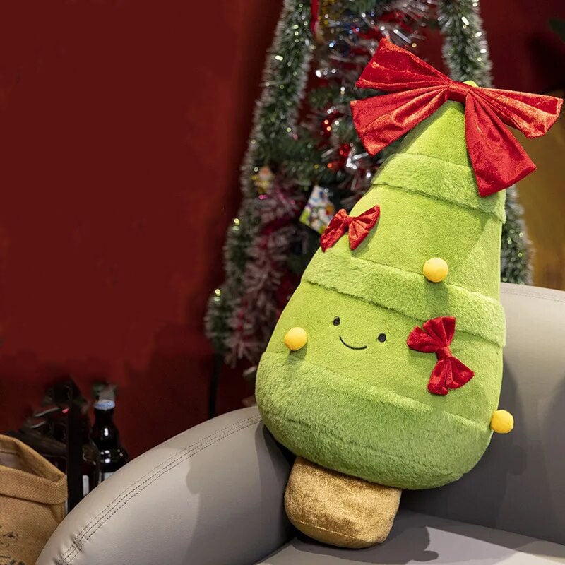 Kawaii Christmas Tree Wreath Door Ring Plushies