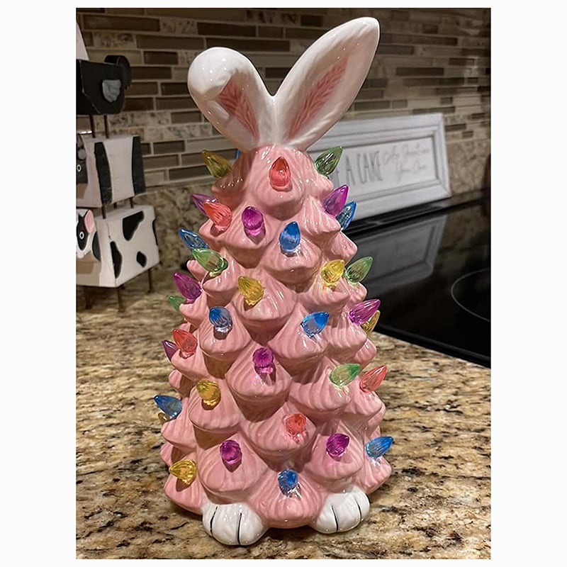 Christmas Pink Bunny Tree