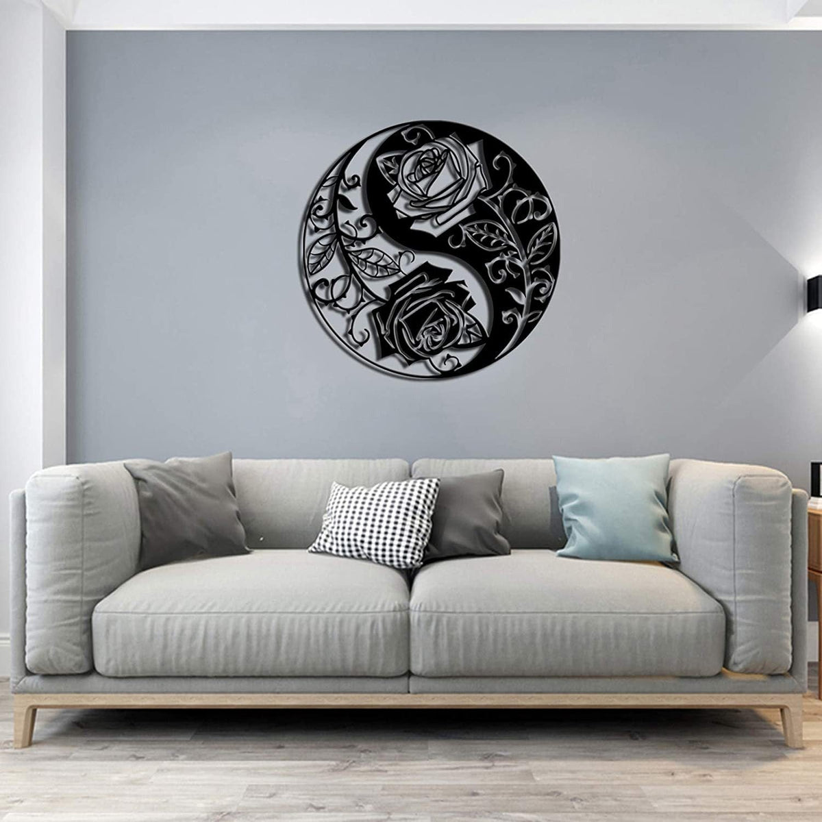 Black Metal Wall Art Home Decor