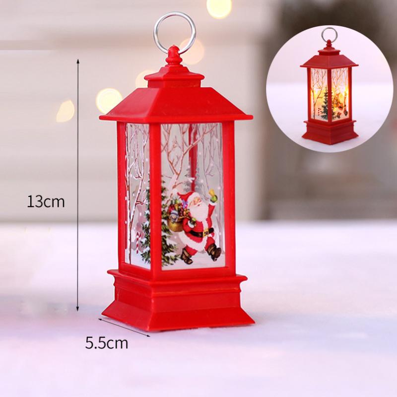 LED Lighted Spinning Christmas Lantern