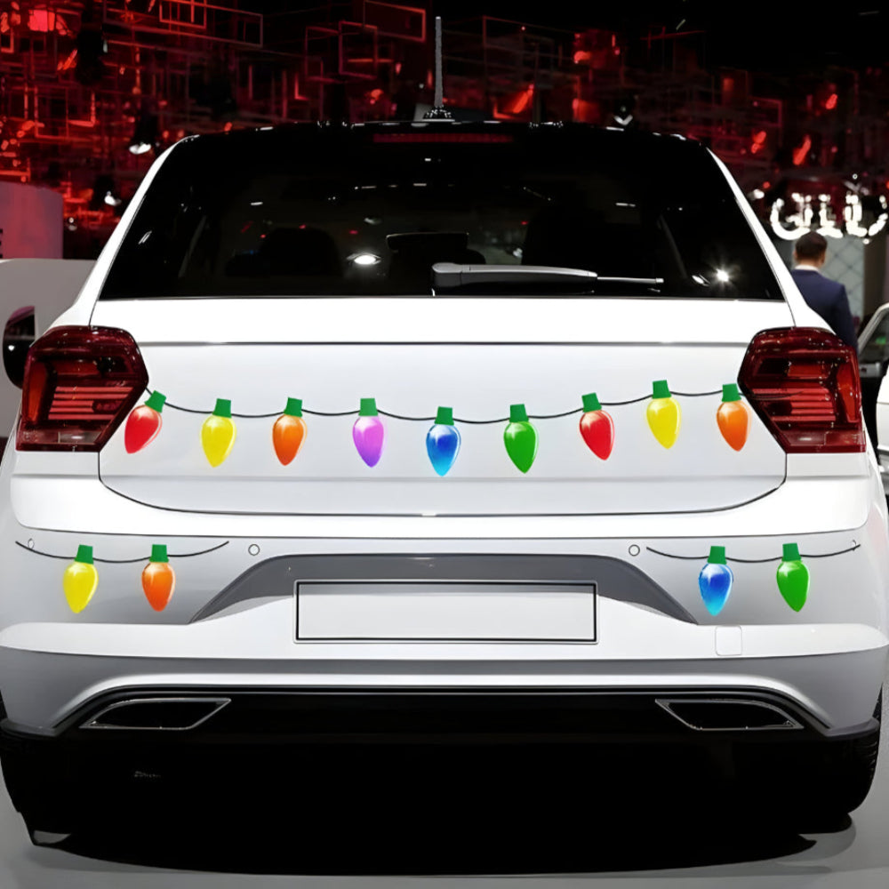 Christmas Reflective Magnet Bulb Decorations