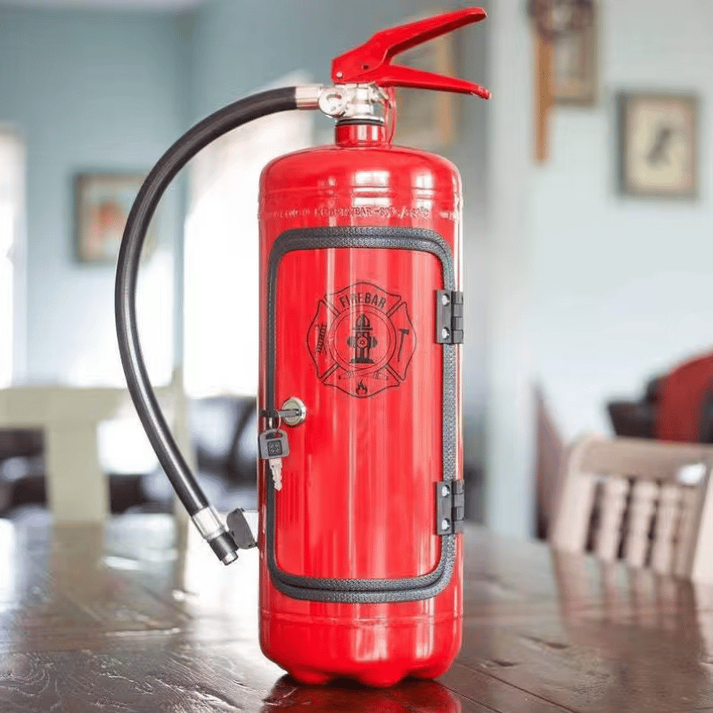 "My Cave My Rules" Gift Can Bar Set Fire Extinguisher