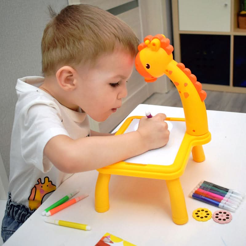 Creative drawing board with watercolour pens for children