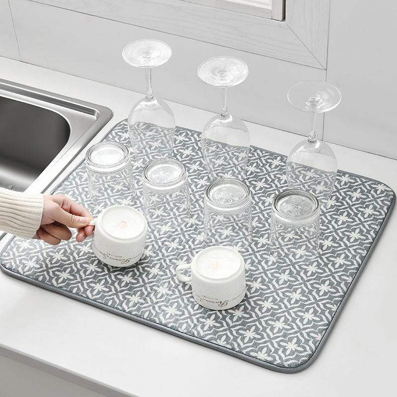 Super Absorbent Dish Drying Mat