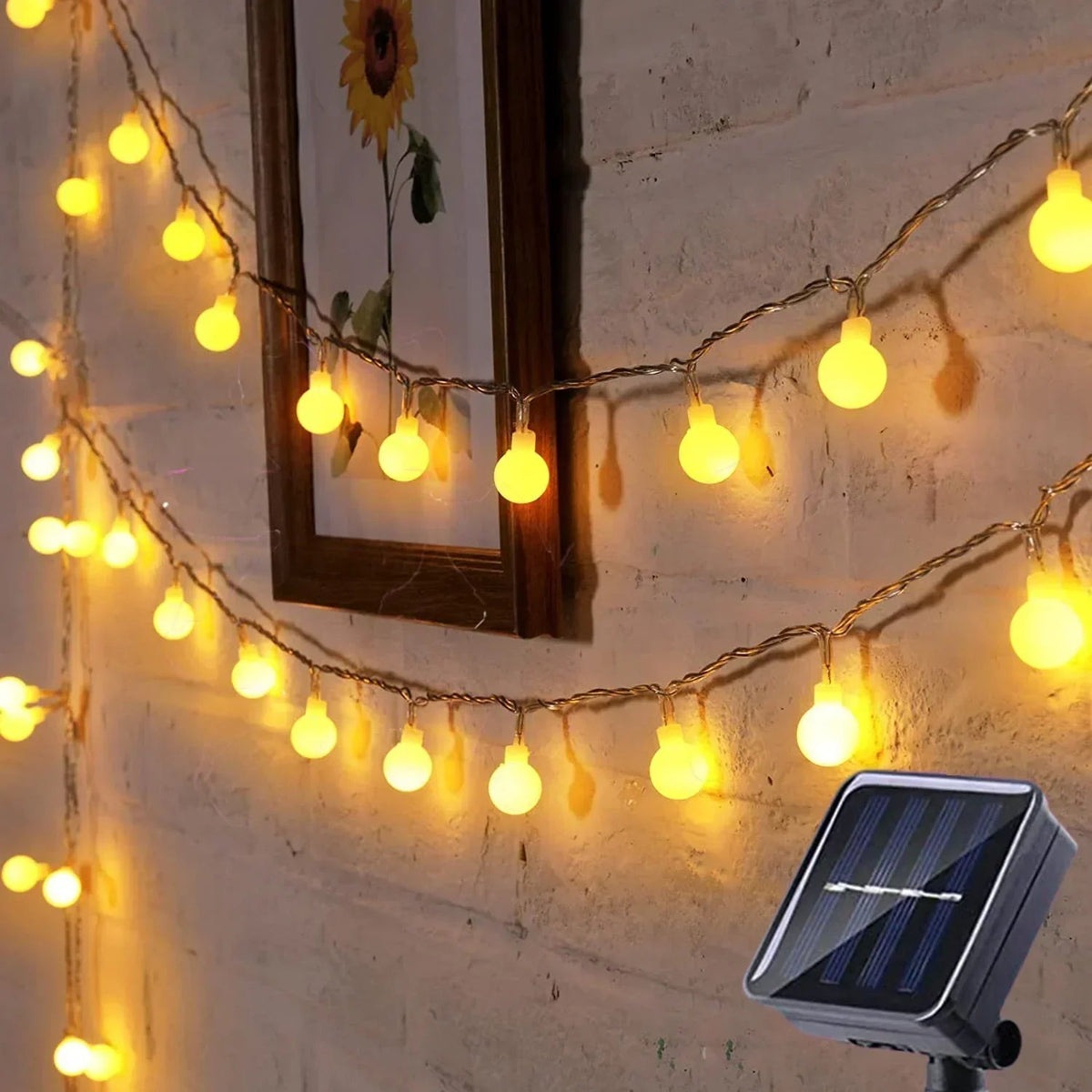Solar-Powered Festive Lighting - SolarGlow