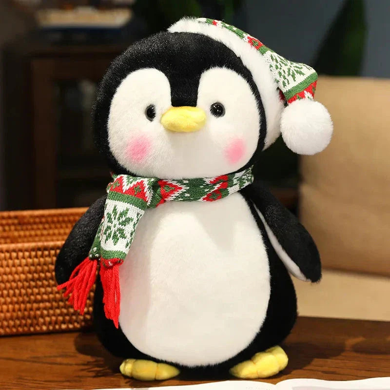 Kawaii Christmas Penguin Plushie