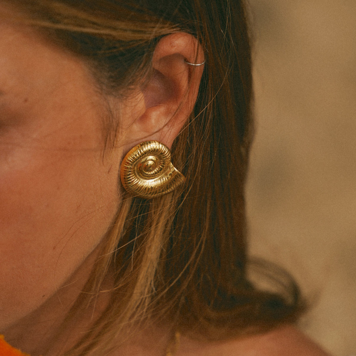 Chunky Shell Earrings