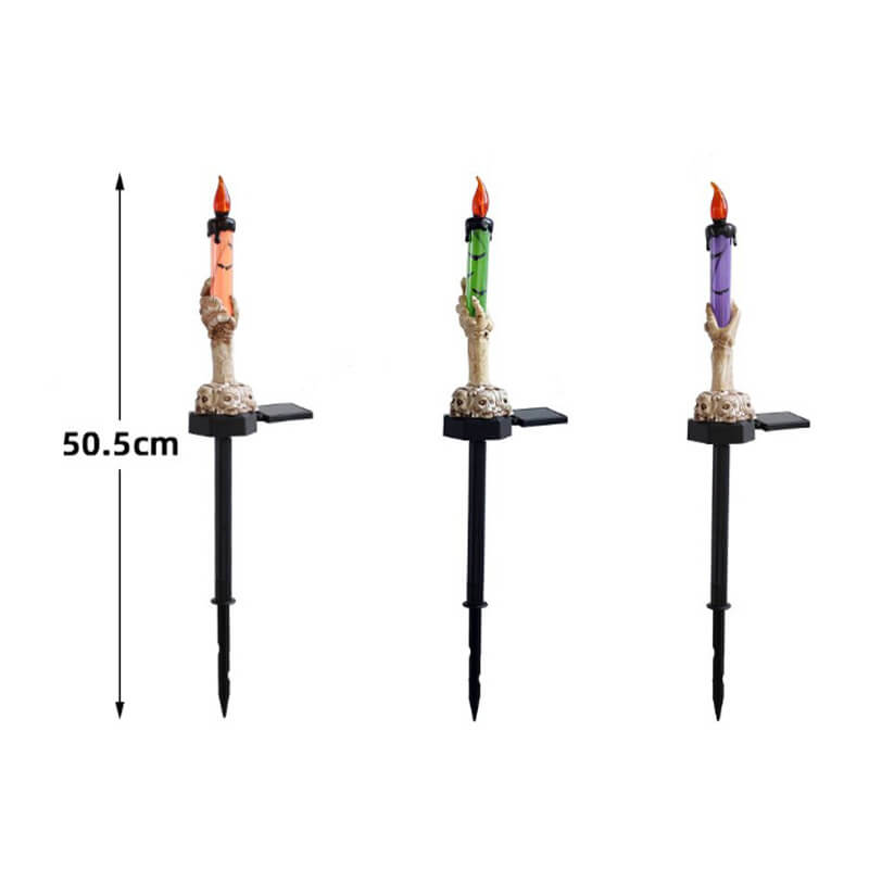 Siopsrl| Best Gift*Solar Light Halloween Ghost Hand Candle Outdoor Floor Lamp