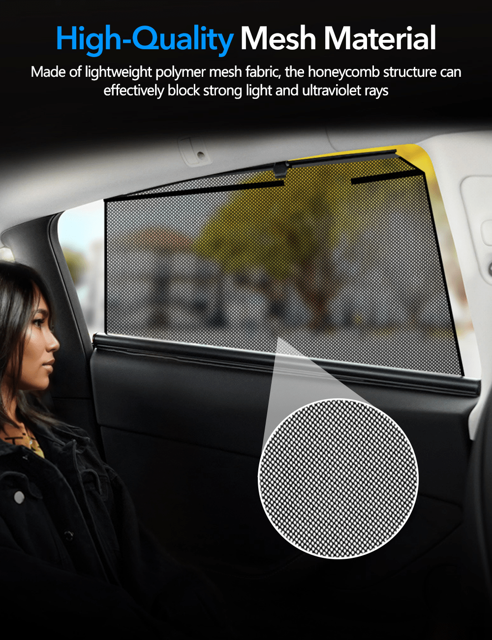Side Window Shade for Tesla Model Y