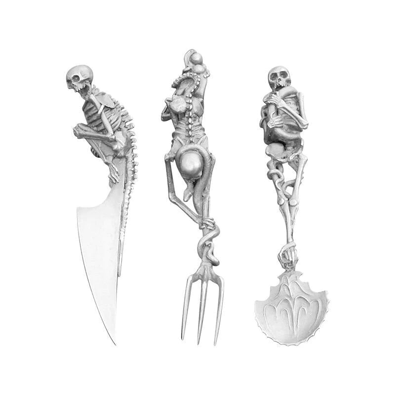 Halloween Gift Skeletal Cutlery Sets | Siopsrl
