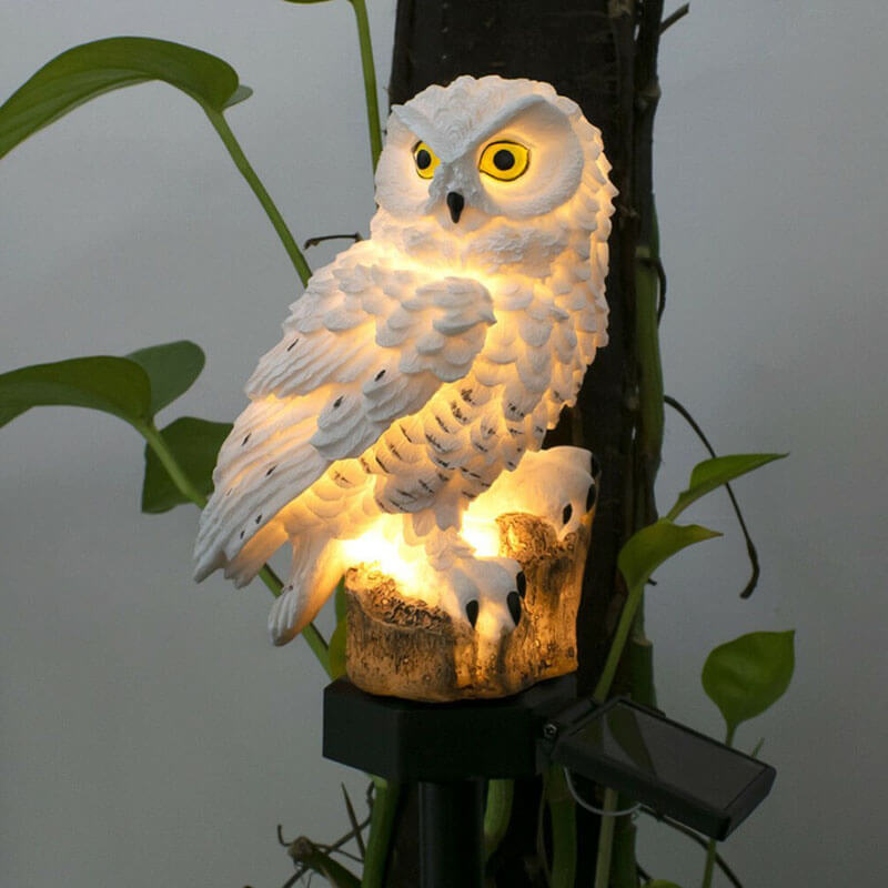 Siopsrl| Barter | Garden lamp owls with solar energy