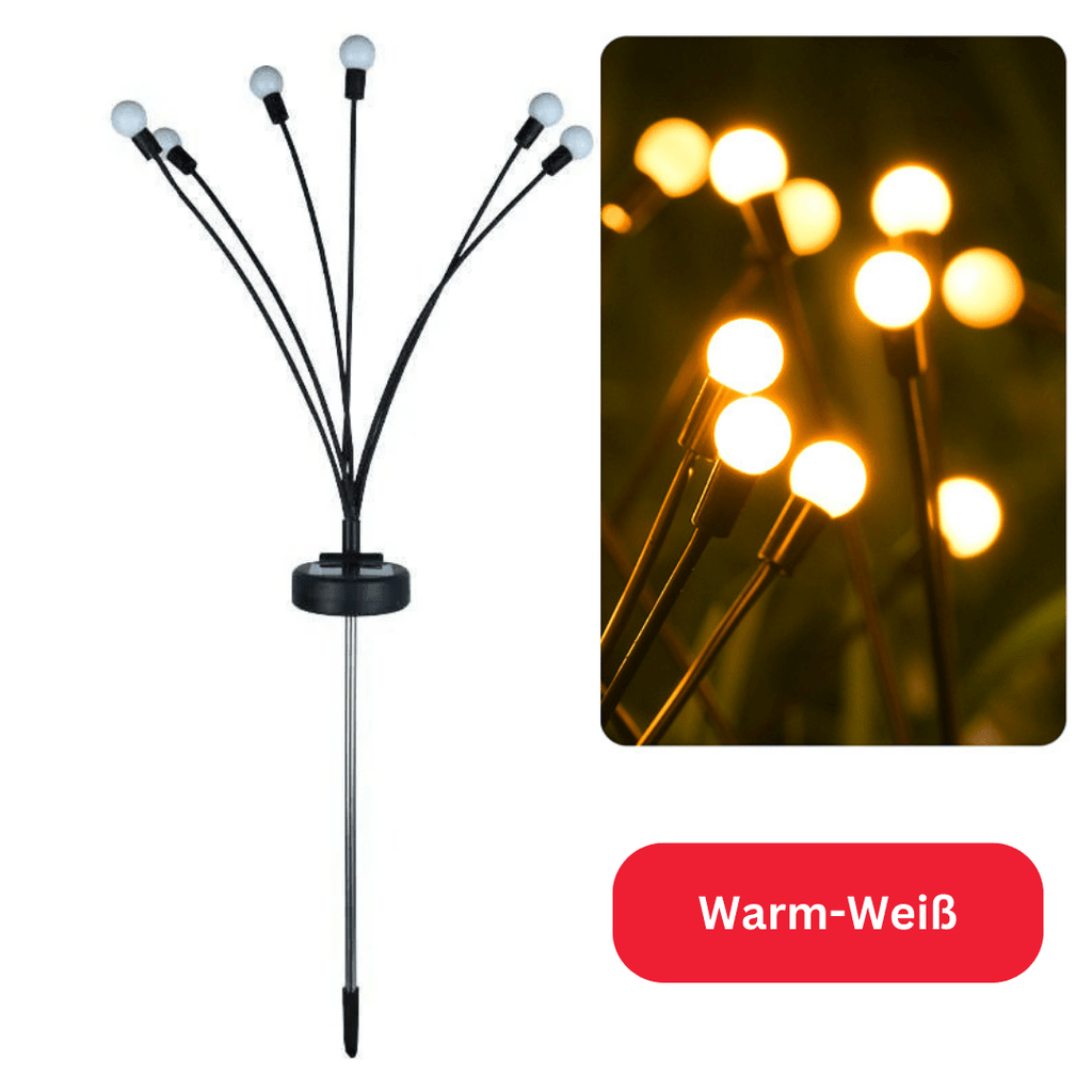 Siopsrl| Solar firefly garden lights for atmospheric evenings