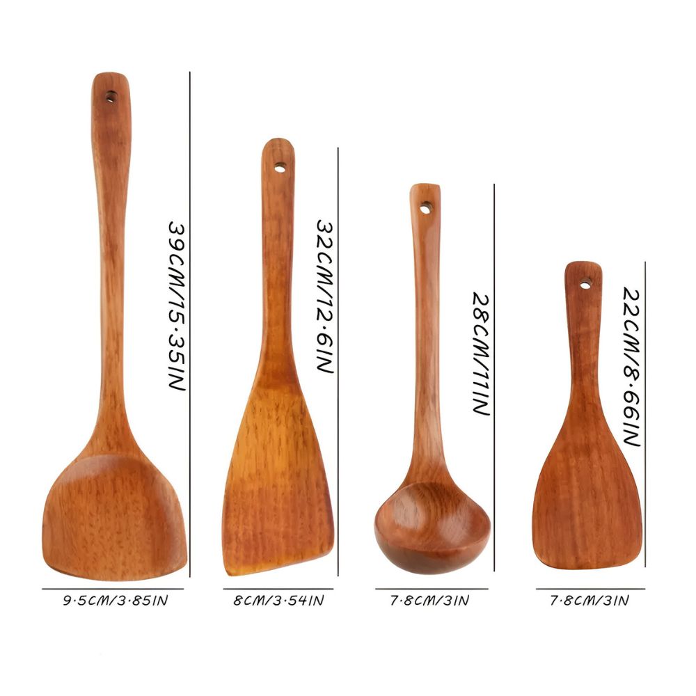 Siopsrl| Wooden Kitchen Utensils