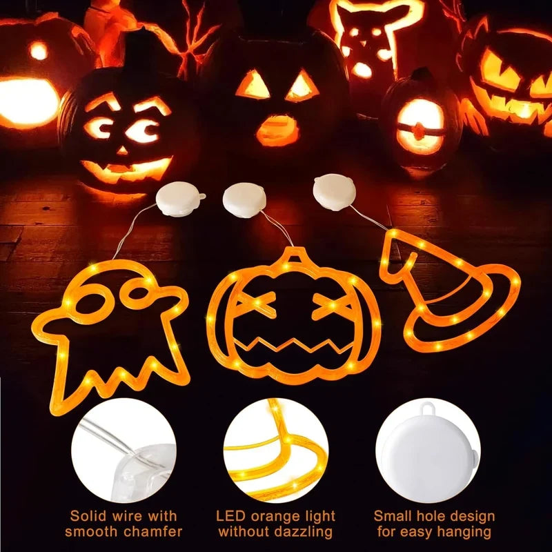 1 Siopsrl| Halloween Decorations Window Lights