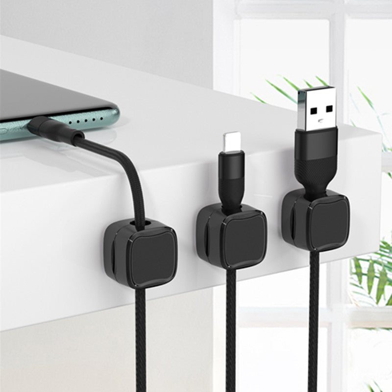 Siopsrl| Magnetic cable clip holder - set of 6 pcs.
