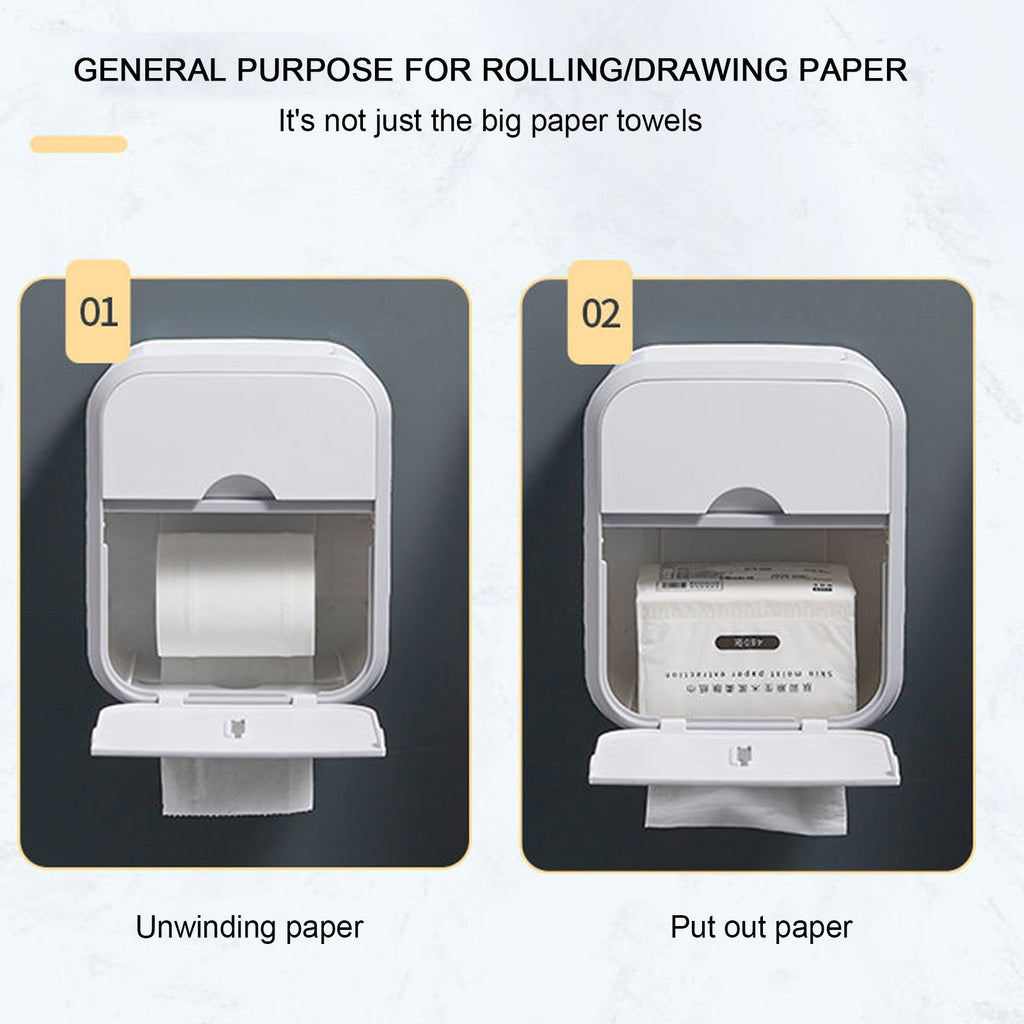 Siopsrl| Flush-free toilet paper holder box