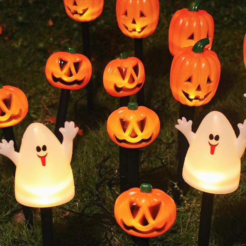 Siopsrl| Halloween pumpkin garden solar lamp