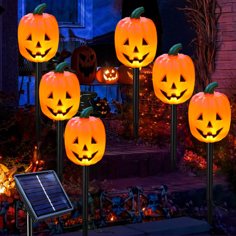 Siopsrl| Halloween pumpkin garden solar lamp