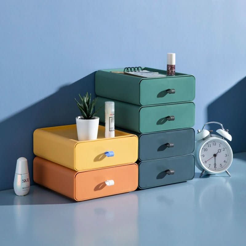 Siopsrl| Stackable Plastic Storage Bins for Home Organization