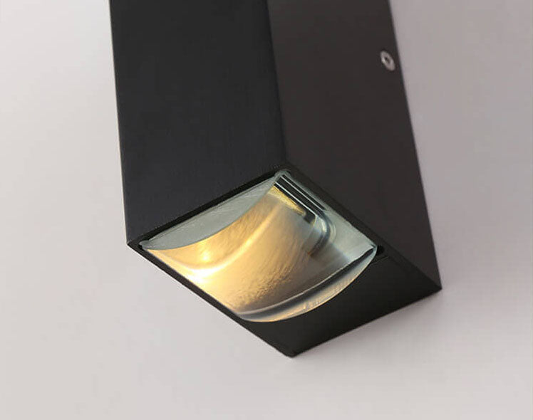 Siopsrl| Wall Light Modern Black Outdoor LED Fixture