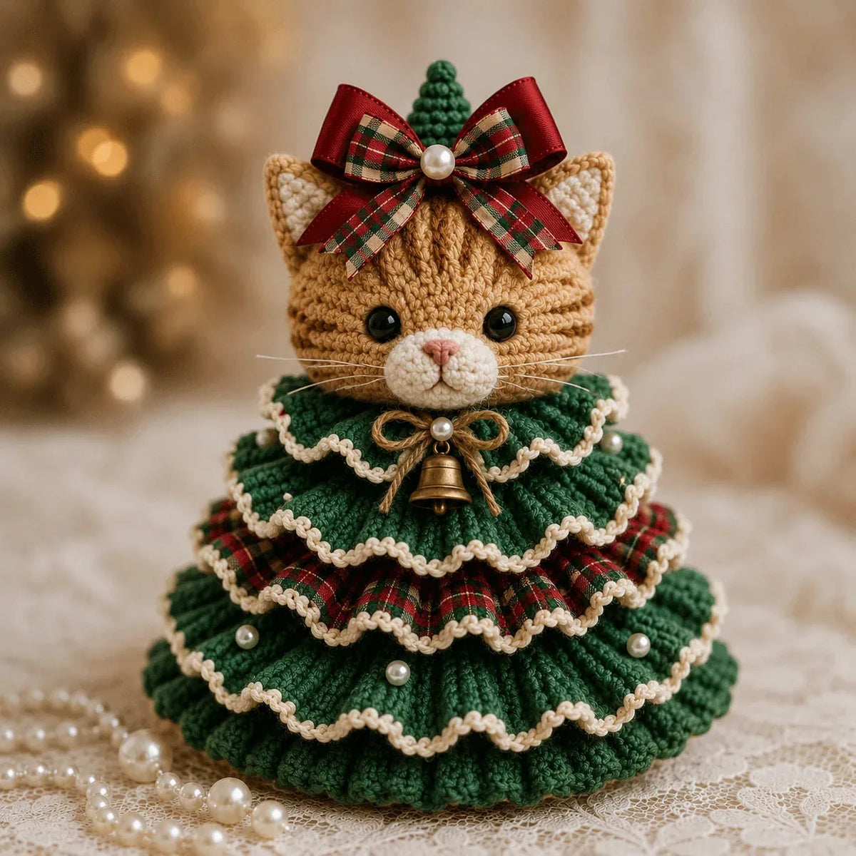 DIY Crochet Animal Christmas Tree Kit – 11 Designs
