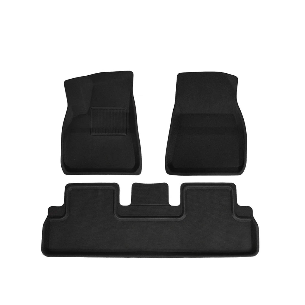 siopsrlAll Weather 3D Floor Mats for Tesla Model Y & Model 3 Highland