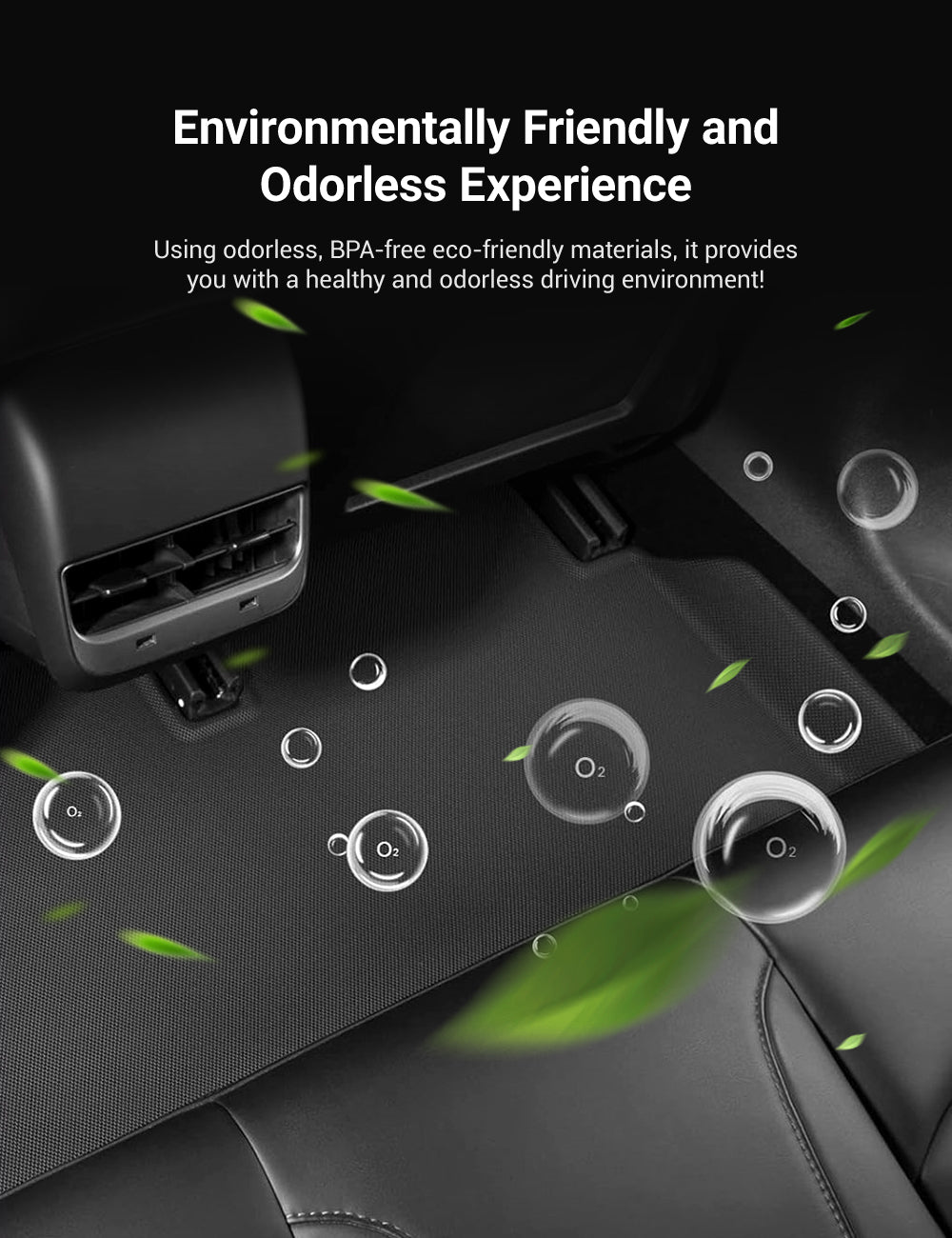 siopsrlAll Weather 3D Floor Mats for Tesla Model Y & Model 3 Highland