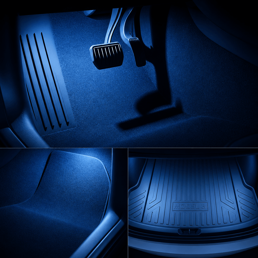 siopsrlFootwell / Puddle / Glovebox / Frunk / Trunk LED Lights for Model 3/Y/S/X
