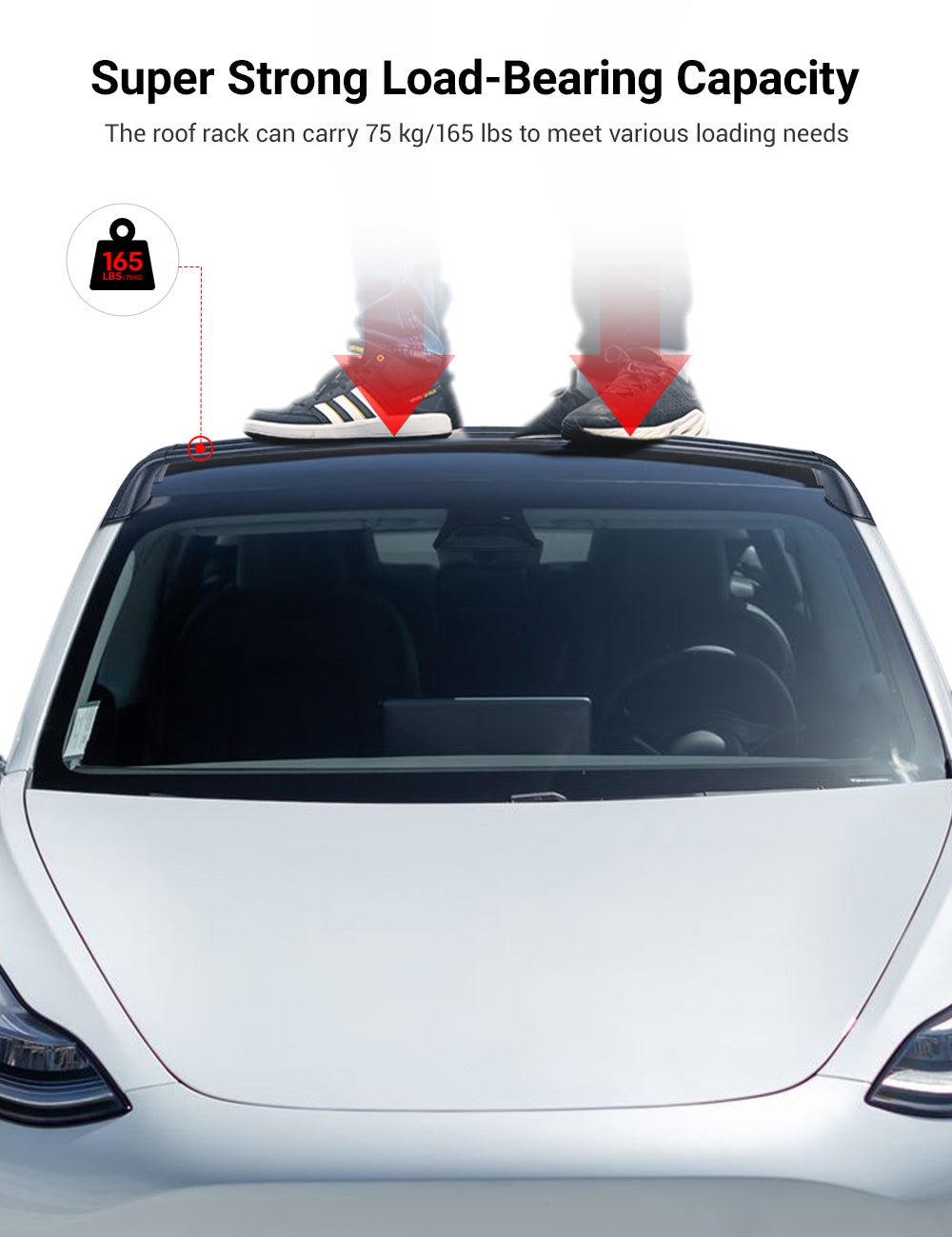 siopsrlRoof Rack for Tesla Model 3 Highland / Model Y (Set of 2)
