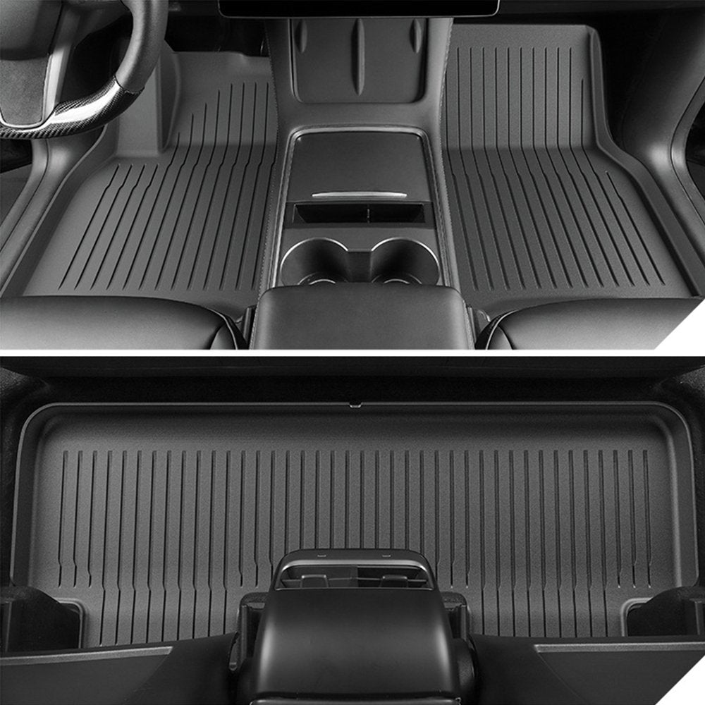 siopsrlTPE All Weather Floor Mats for Tesla Model Y & Model 3