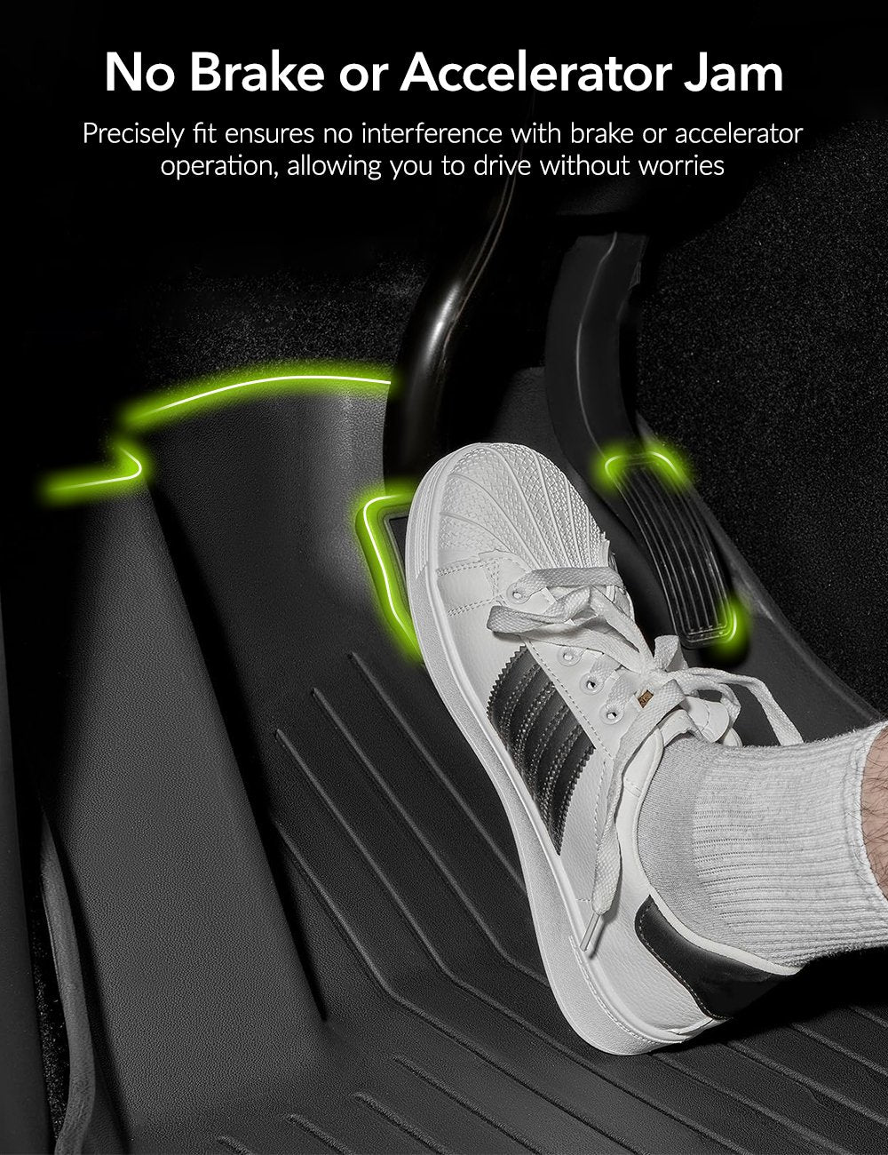 siopsrlTPE All Weather Floor Mats for Tesla Model Y & Model 3