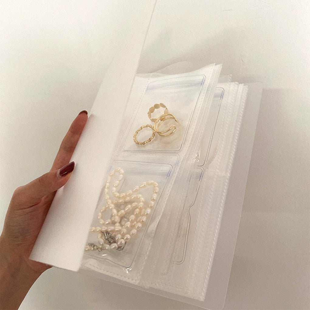 Siopsrl| Transparent Jewellery Storage Book Set