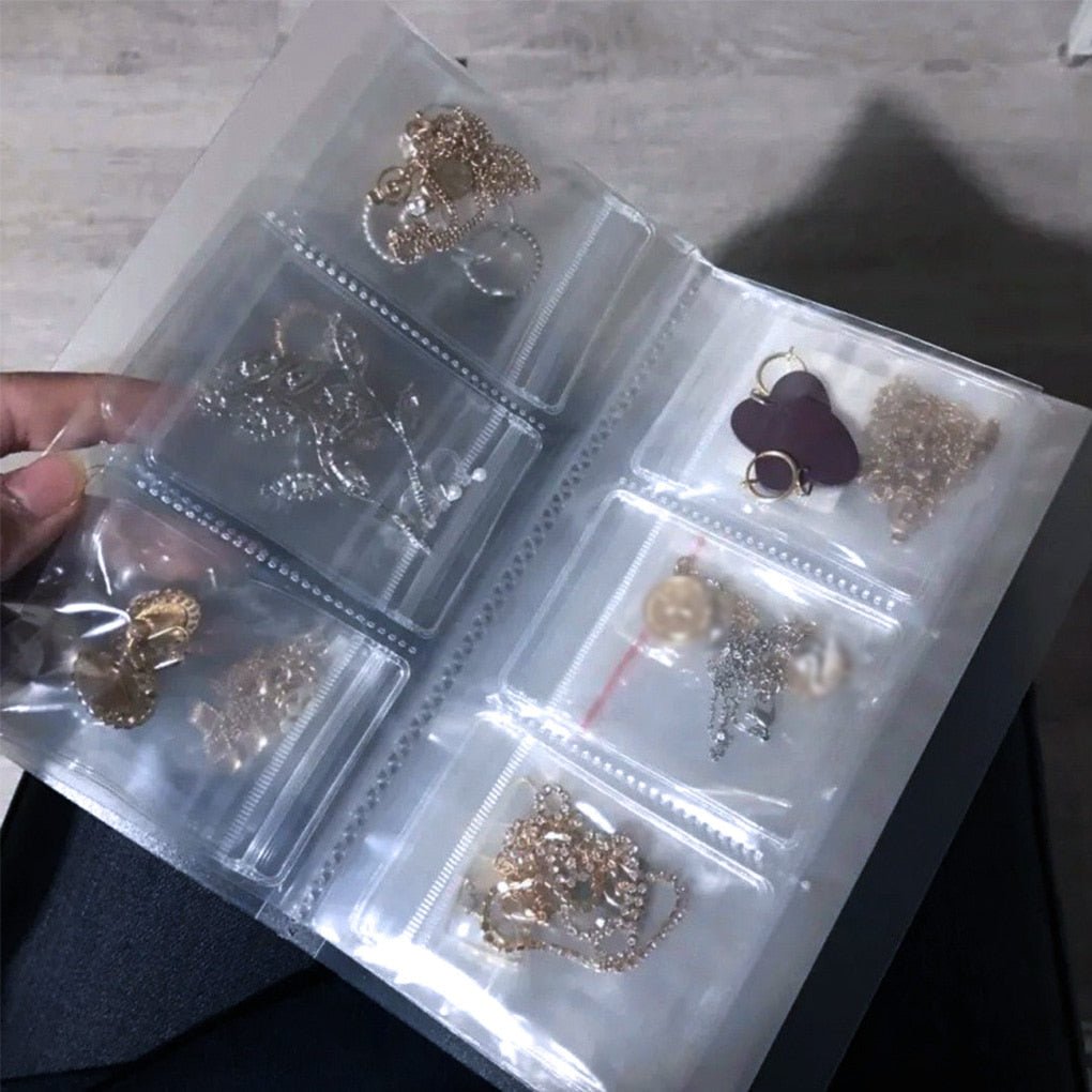 Siopsrl| Transparent Jewellery Storage Book Set
