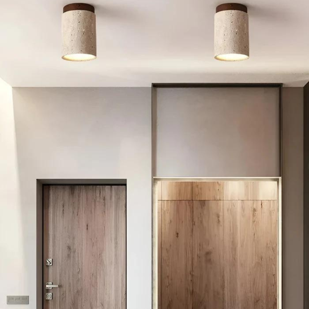 Siopsrl| Trendy Round Japanese Style Ceiling Lamp - ZenLight