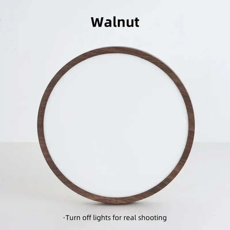 Siopsrl| LED Ceiling Light | Ultrathin Wood Grain Design, Dustproof & Dimmable for Modern Interiors