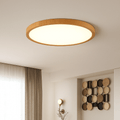 Siopsrl| LED Ceiling Light | Ultrathin Wood Grain Design, Dustproof & Dimmable for Modern Interiors