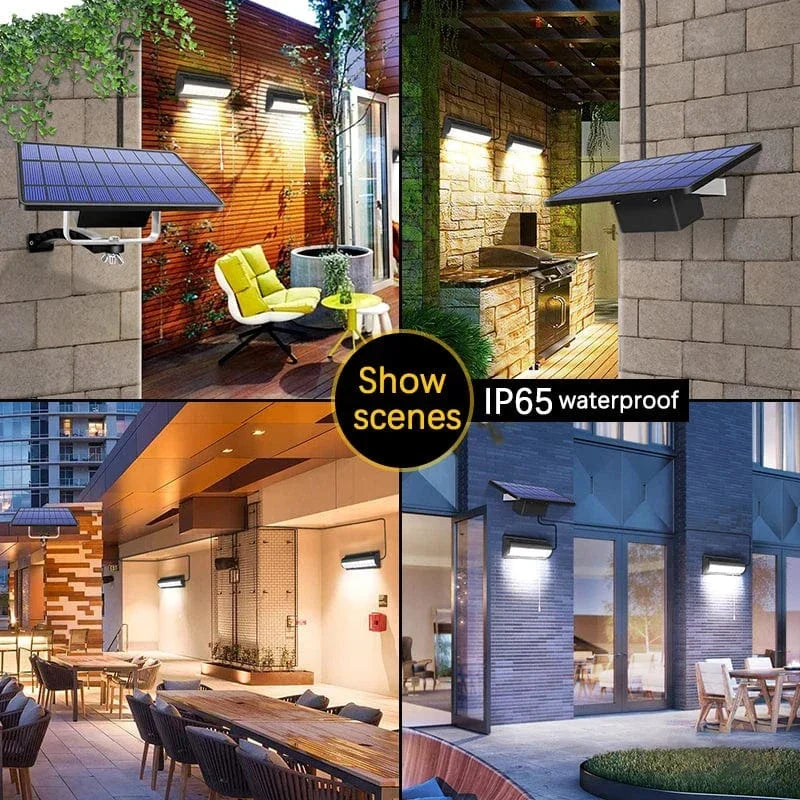 Siopsrl| Solar Pendant Outdoor Light | Dual or Single Head, IP65 Waterproof & Ideal for Patios, Barns, and Indoor Spaces