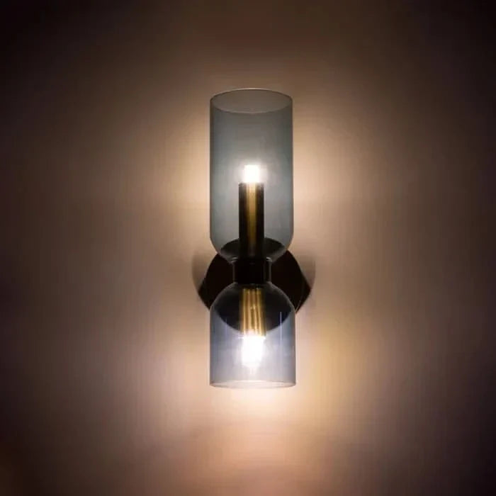 Siopsrl| Modern Double Glass Wall Light Fixture