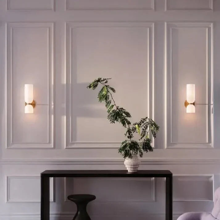 Siopsrl| Modern Double Glass Wall Light Fixture