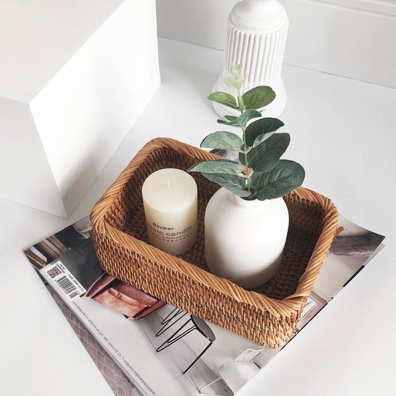 Siopsrl| Naturéa Handmade Rattan Storage Baskets for Home Organization