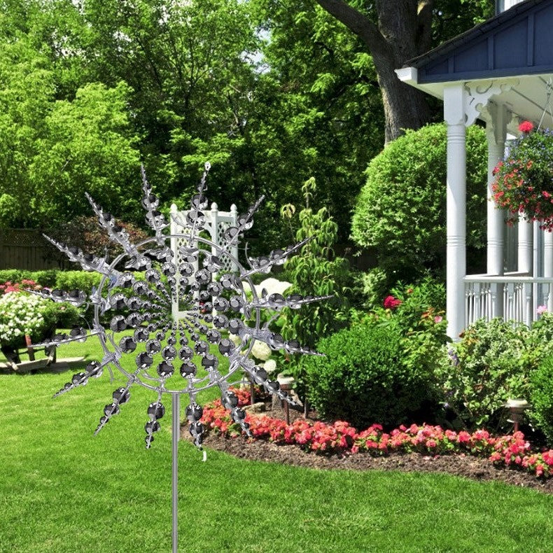 siopsrl Metal Wind Spinner for Garden