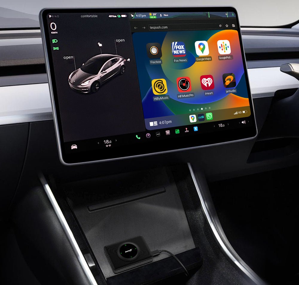 Wireless Apple CarPlay Adapter for Tesla | TESERY