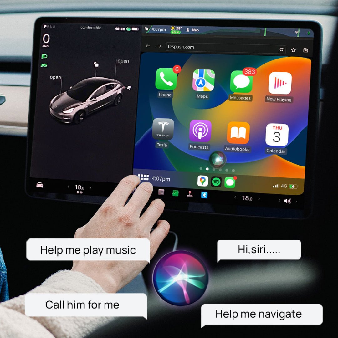 Wireless Apple CarPlay Adapter for Tesla | TESERY