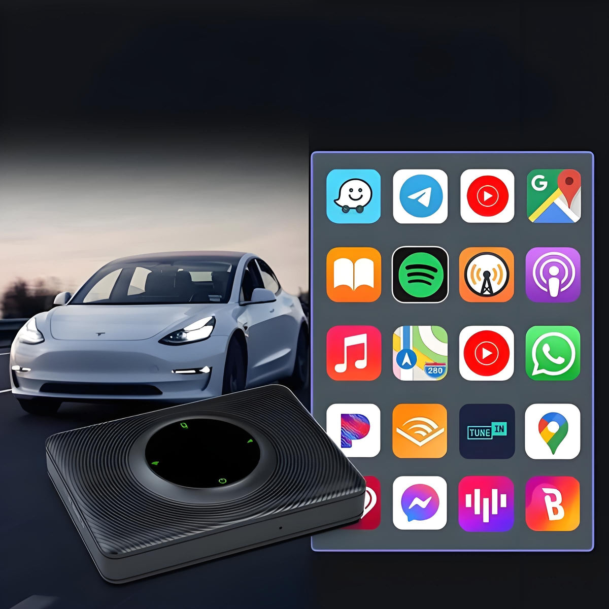 Wireless Apple CarPlay Adapter for Tesla | TESERY